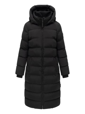 Marikoo Harukaa women’s long winter coat – quilted with detachable hood