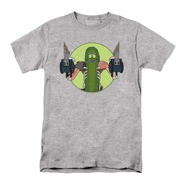 Rick And Morty Unisex Adult I Love Myself Pickle Rick T-Shirt (Athletic Heather)