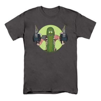 Rick And Morty Unisex Adult I Love Myself Pickle Rick T-Shirt (Charcoal)