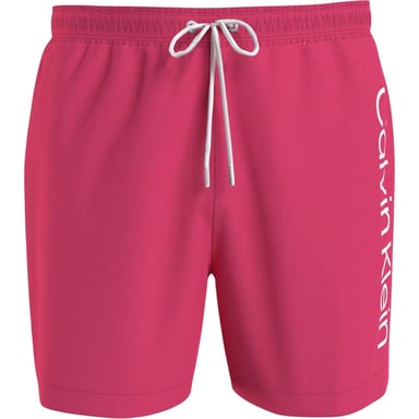 Calvin Klein Mens Logo Polyester Swim Shorts (Pink)