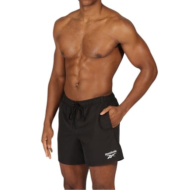 Reebok Mens Yale Swim Shorts (Black)