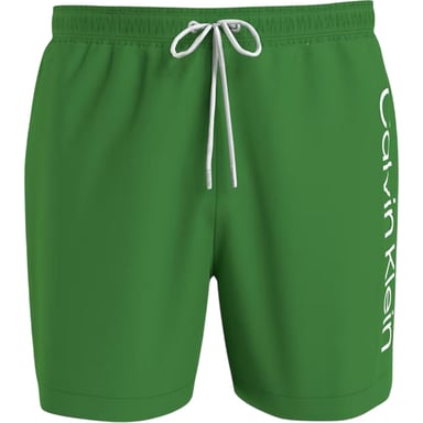 Calvin Klein Mens Logo Polyester Swim Shorts (Green)