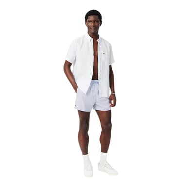 Lacoste Mens Logo Swim Shorts (Light Blue)