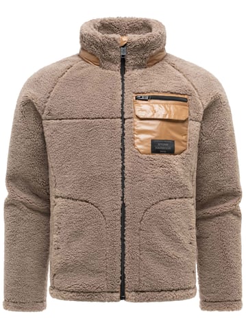 Stone Harbour Sorees men’s teddy jacket – sherpa fleece blouson with quilted lining