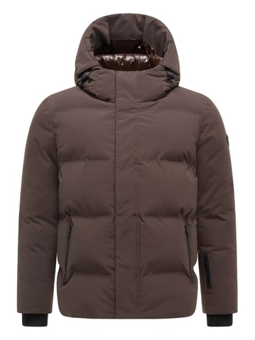 Stone Harbour Nerioo men’s quilted jacket – hip-length with hood & button placket