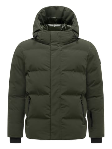 Stone Harbour Nerioo men’s quilted jacket – hip-length with hood & button placket