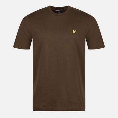 Lyle & Scott Mens Logo Cotton T-Shirt (Olive)