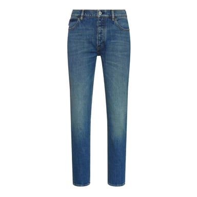 Hugo Boss Mens Brody Cotton Straight Leg Jeans (Blue)