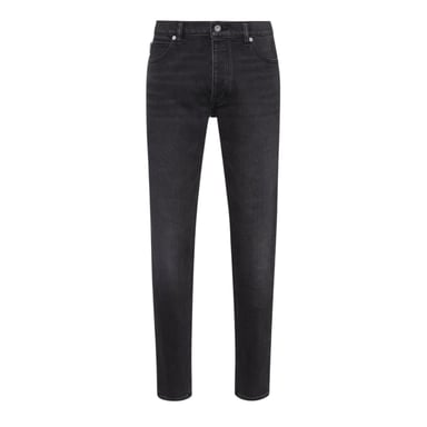 Hugo Boss Mens Brody Cotton Straight Leg Jeans (Grey)