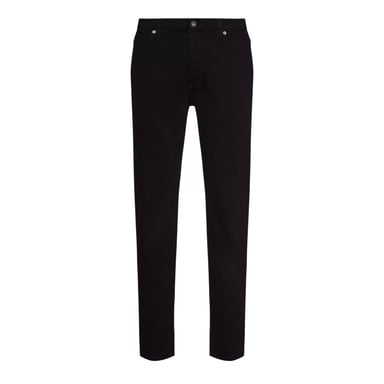 Hugo Boss Mens Brody Cotton Straight Leg Jeans (Black)