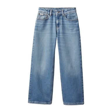 Calvin Klein Childrens/Kids Straight Leg Skater Jeans (Blue)