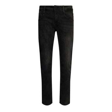Replay Mens Anbass Washed Slim Jeans (Black)