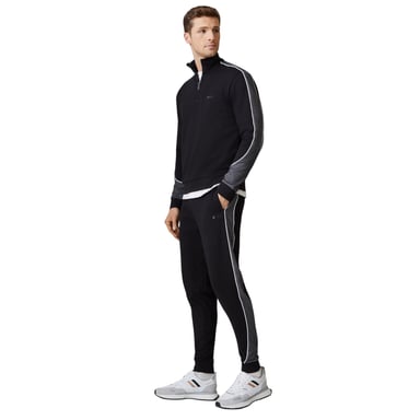 Boss Mens Side Stripe Tracksuit Bottoms (Black)