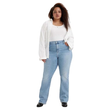 Levis Womens/Ladies 725 High Rise Bootcut Jeans (Light Blue)