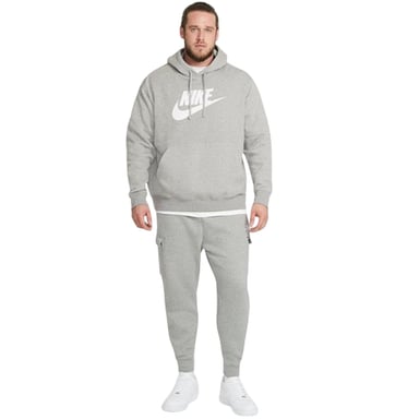 Nike Mens Sportswear Club Cargo Jogging Bottoms (Dark Grey/White)