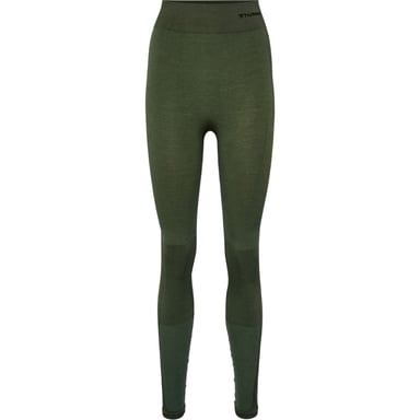 Hummel Womens/Ladies Seamless High Rise Leggings (Green)