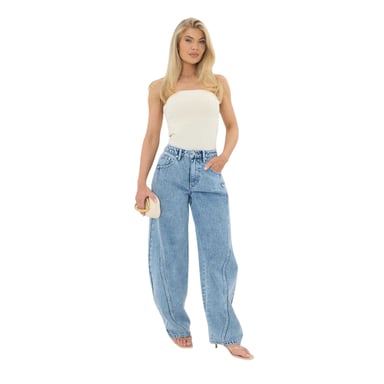 I Saw It First Womens/Ladies Jeans (Light Wash)