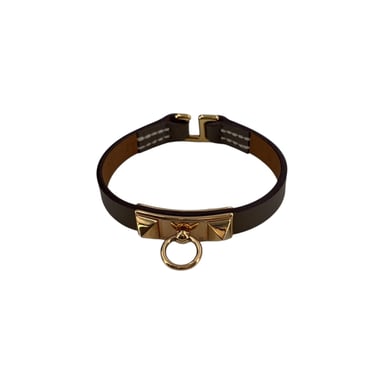 Hermes Leather Bracelet Rivale Mini