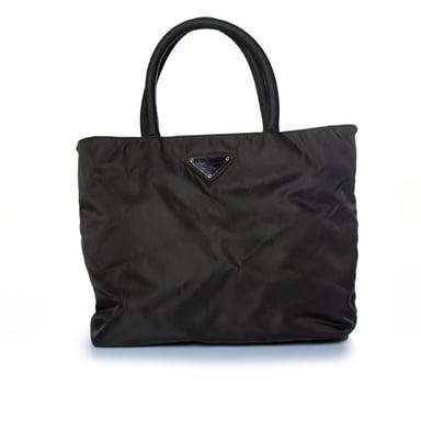 Prada, vintage nylon dark green mini handbag