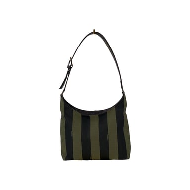 Fendi Vintage Cloth Shoulder Bag Pequin