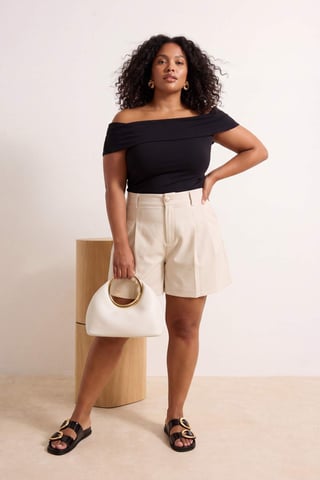 Trendyol Curve Women's Black Plain Sleeveless Fitted Plus Size Blouses
