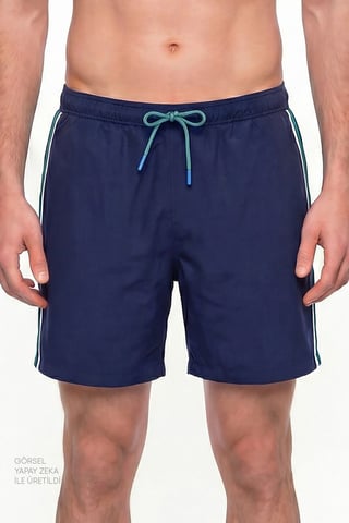 Men's Retro Tennis Swim Shorts