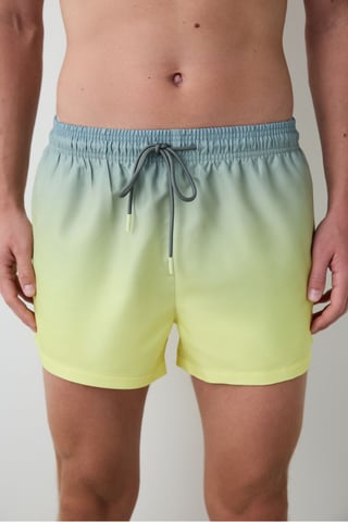 Men's Degrade Striped Swim Shorts