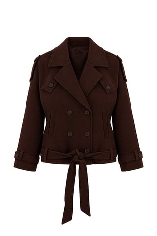 Trendyol Curve Women's Plain Oversize Plus Size Coats