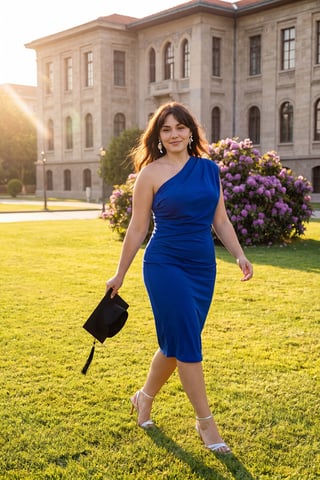 Trendyol Curve Women's Blue Plain Midi Sleeveless Casual Bodycon Plus Size Dress
