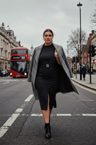 Trendyol Curve Women's Black Plain Midi Sleeveless Stylish/Night Bodycon Plus Size Dress