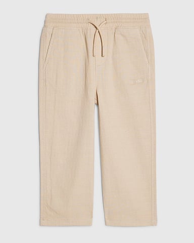 River Island Mini jongensbroek beige met aantrekkoord