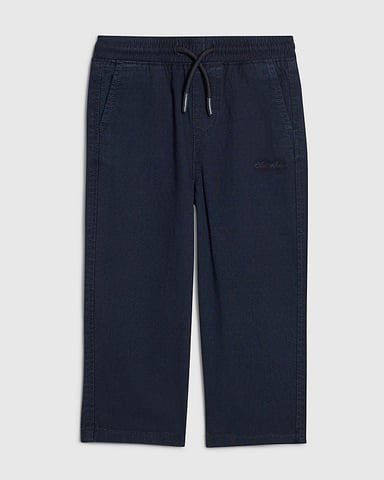 River Island Mini jongensbroek marineblauw met aantrekkoord in de taille