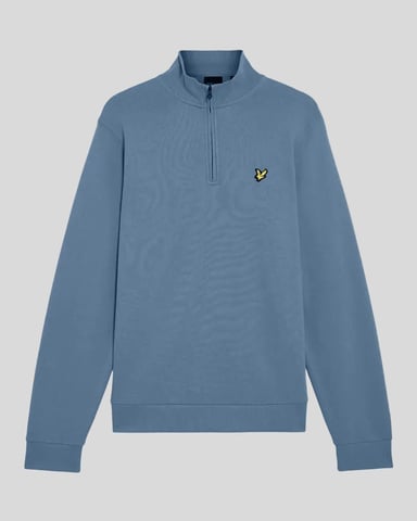 Sweatshirt met kwartrits