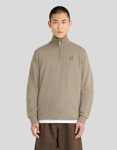 Lyle & Scott Loopback-sweatshirt met 1/4-rits