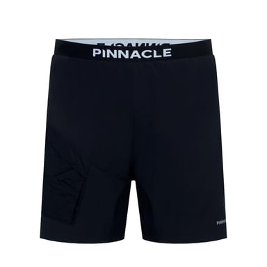 Pinnacle Mens 2 in 1 Cycling Shorts (Black)