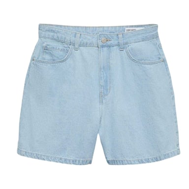 Vero Moda Womens/Ladies Denim High Waist Shorts (Light Blue)