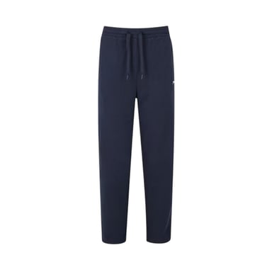 Slazenger Womens/Ladies Interlock Open Hem Jogging Bottoms (Navy)
