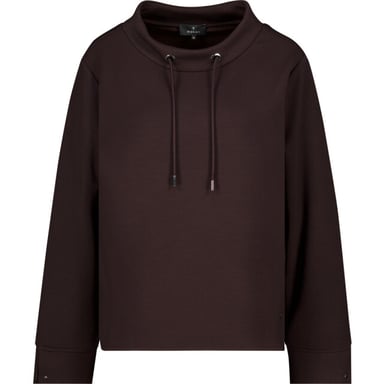 Monari sweatshirt with stand-up collar 809856 567 black coffee