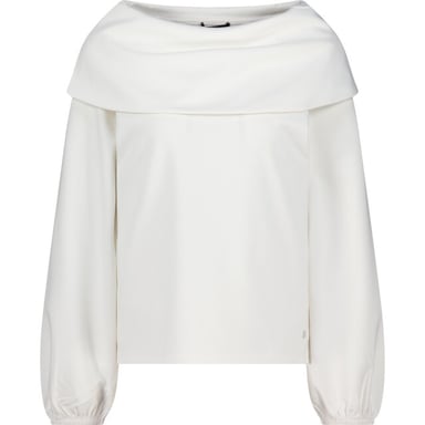 Monari jumper with Carmen neckline 809858 102 off-white