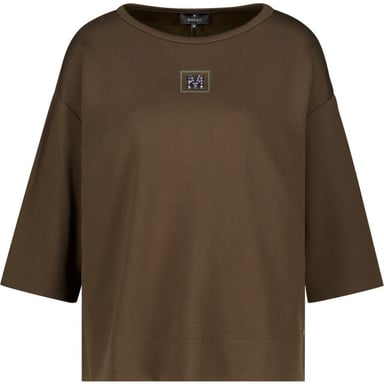 Monari sweatshirt with jewel detail 809855 618 olive