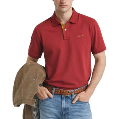 GANT Heren polo piqué shirt korte mouw casual zomer T-shirt katoen New Jersey