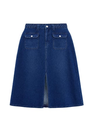 Trendyol Curve Women's Plain Midi A-line Plus Size Skirts
