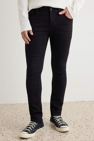 TRENDYOL MAN Men's Black Plain Skinny Normal waist Jeans