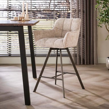 Hoyz bar stool Rova - 52x56x95 cm set of 2