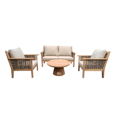 Livingfurn Malaga garden furniture set 97x138x88cm