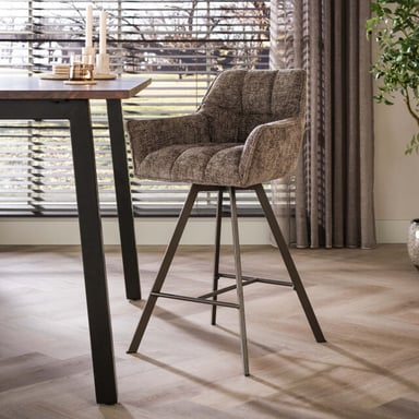 Hoyz bar stool Rova - 52x56x95 cm set of 2