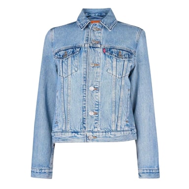 Levis Womens/Ladies Ex Boyfriend Trucker Jacket (Light Blue)