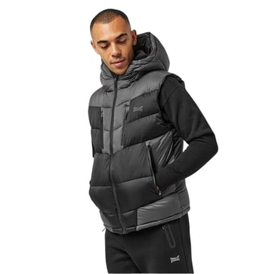 Everlast Mens Tech Colour Block Gilet (Black/Grey)