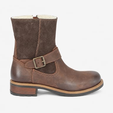 Woodland Pedra Dameslaarzen halfhoog Bruin