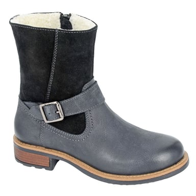 Woodland Pedra Dames Enkelboots Zwart